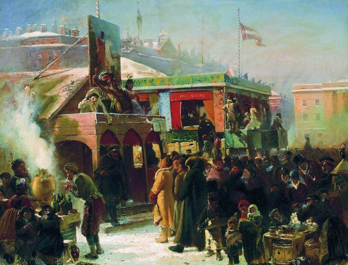  fair booths on admiralty square saint petersburg